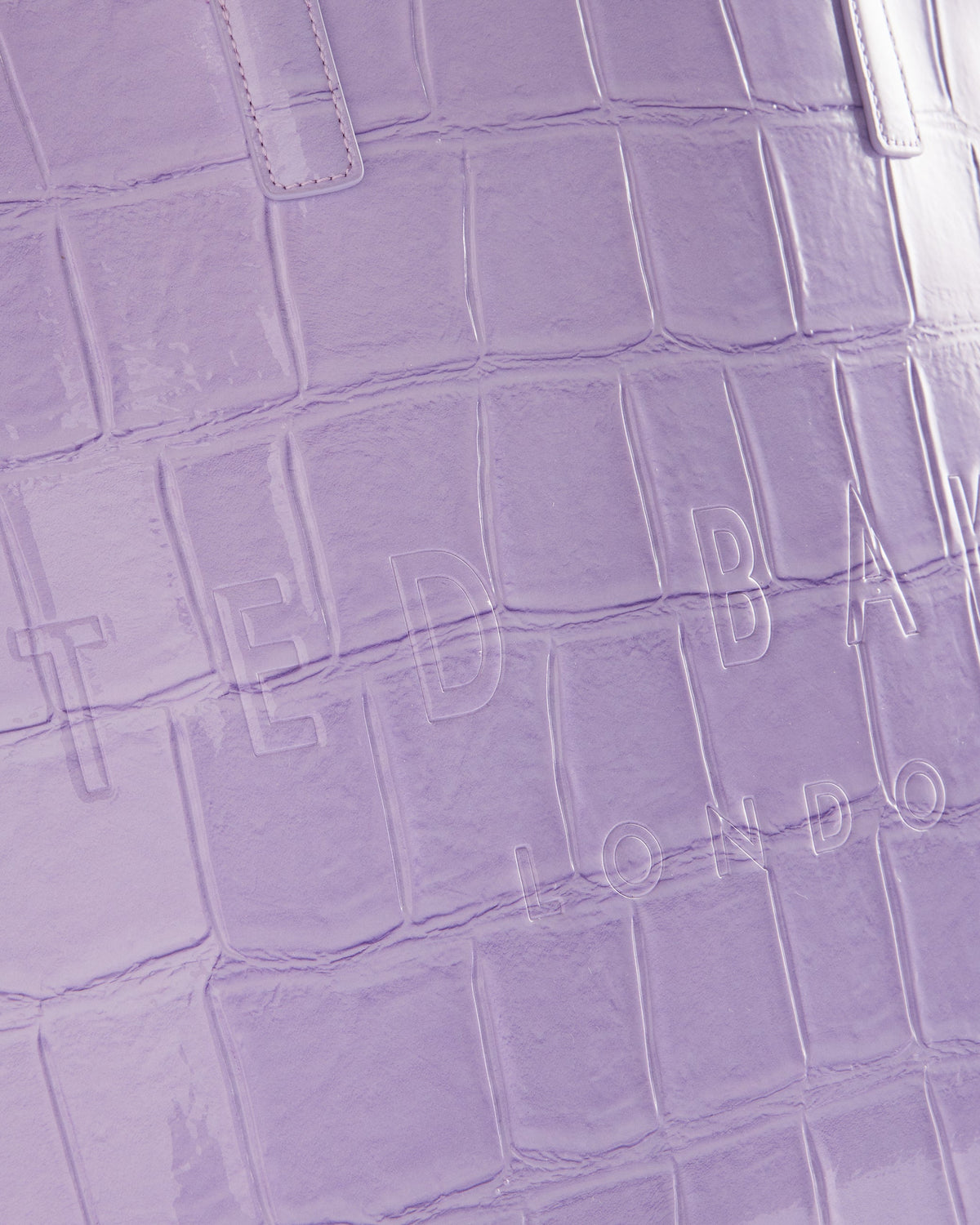 Women's Allicon-Croc Effect Extra Large Icon Bag Lilac
