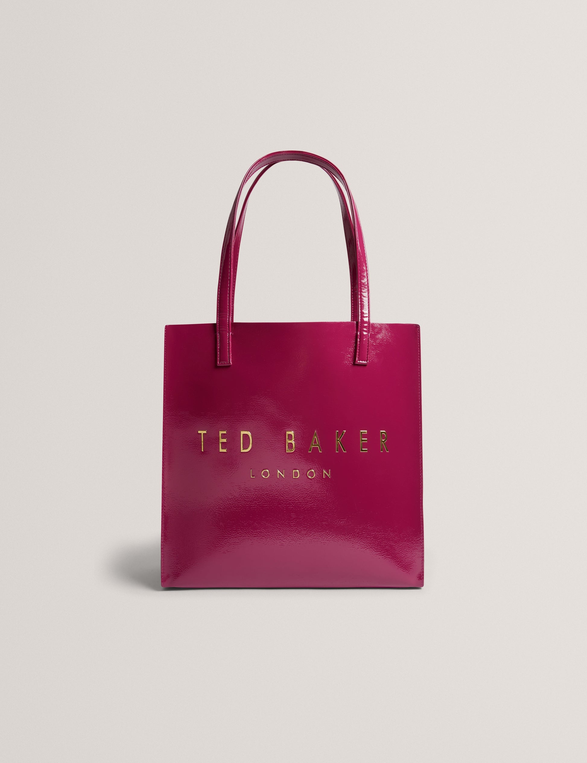 Women's CRINKON-Crinkle Large Icon Bag Deep Pink Ted Baker South Africa Bellabags