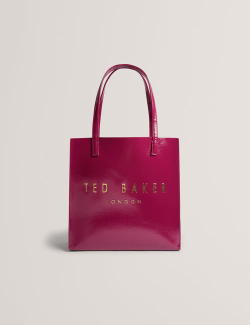 Women's CRINKON-Crinkle Large Icon Bag Deep Pink Ted Baker South Africa Bellabags