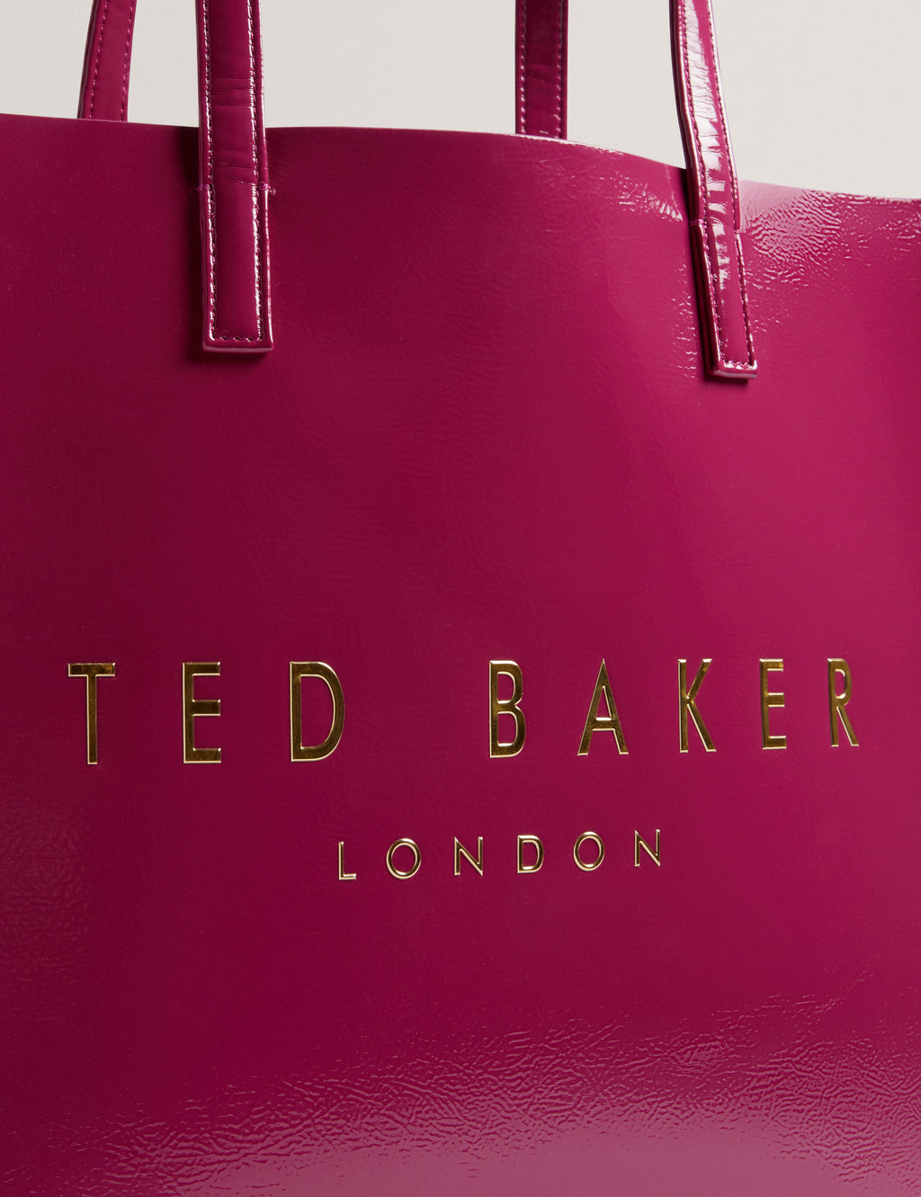 Women's CRINKON-Crinkle Large Icon Bag Deep Pink