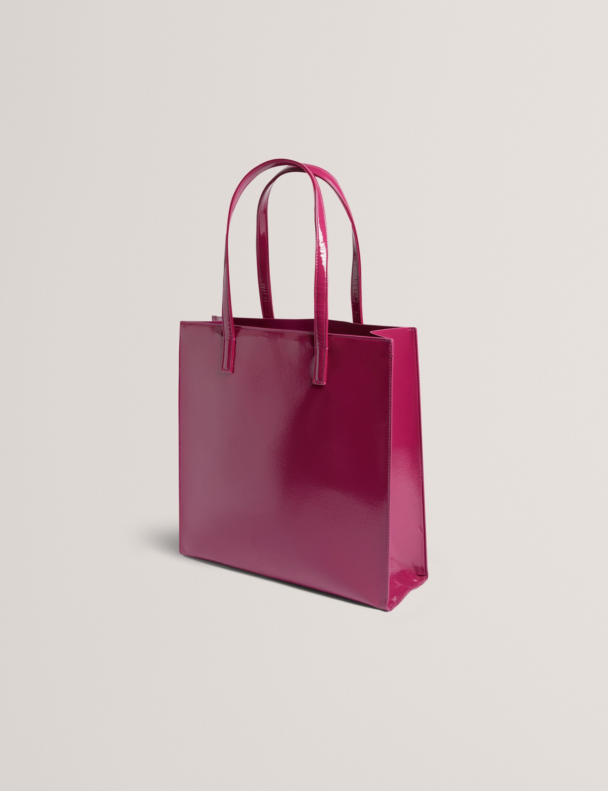 Women's CRINKON-Crinkle Large Icon Bag Deep Pink Ted Baker South Africa Bellabags