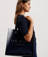 Women's CRINKON-Crinkle Large Icon Bag Dk-Blue Ted Baker South Africa Bellabags