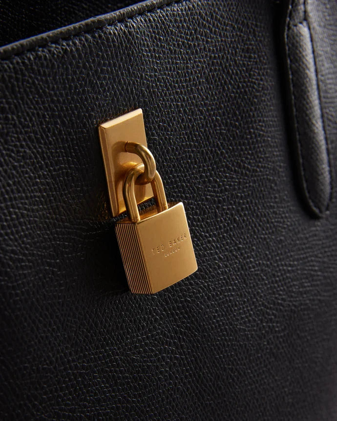 Women's Londonn-Padlock Tote Bag Black