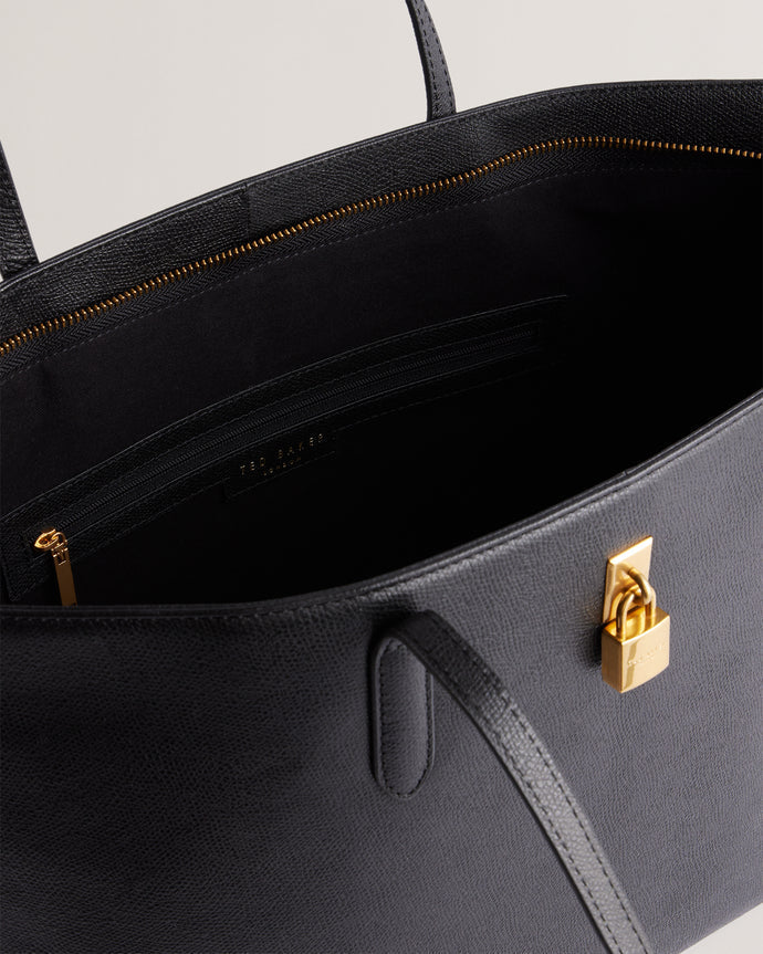 Women's Londonn-Padlock Tote Bag Black