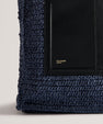 Women's Ashvi-Raffia Large Tote Bag Black Ted Baker South Africa Bellabags