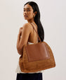 Women's Ashvi-Raffia Large Tote Bag Brown Ted Baker South Africa Bellabags