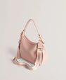 Women's ESIAH-Webbing Slouchy Leather Hobo Bag Ted Baker South Africa Bellabags