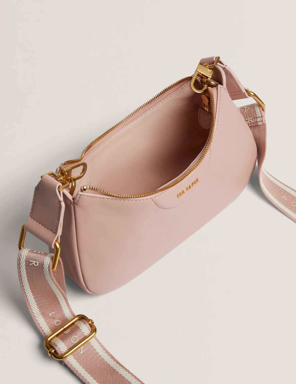 Women's ESSIY-Webbing Leather Crossbody Bag
