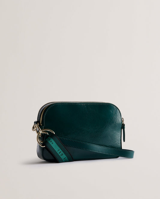 Women's Darcew-Branded Webbing Crinkle Camera Bag Mid-Green Ted Baker South Africa Bellabags