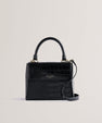 Women's Aynaya-Croc Effect Top Handle Small Bag Black Ted Baker South Africa Bellabags