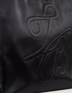 Women's HALSEA-TB Script Padded Nylon Medium Black