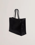 Women's HALSEA-TB Script Padded Nylon Medium Black