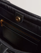 Women's HALSEA-TB Script Padded Nylon Medium Black