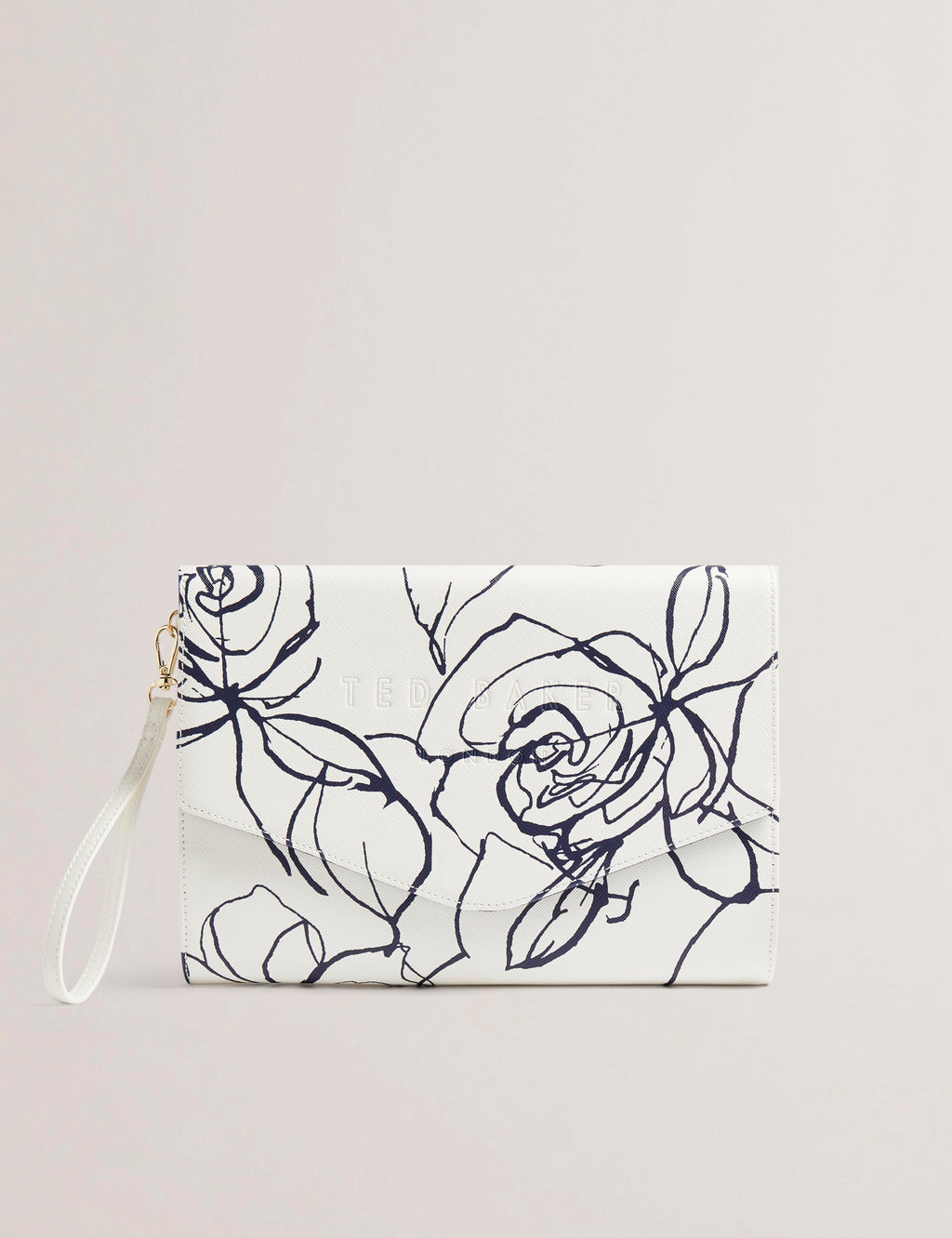 Women's ALMIKON-Linear Rose Pouch Cream