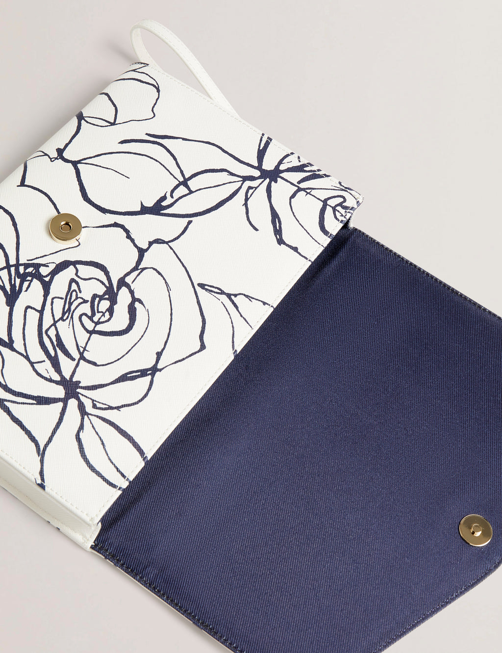 Women's ALMIKON-Linear Rose Pouch Cream