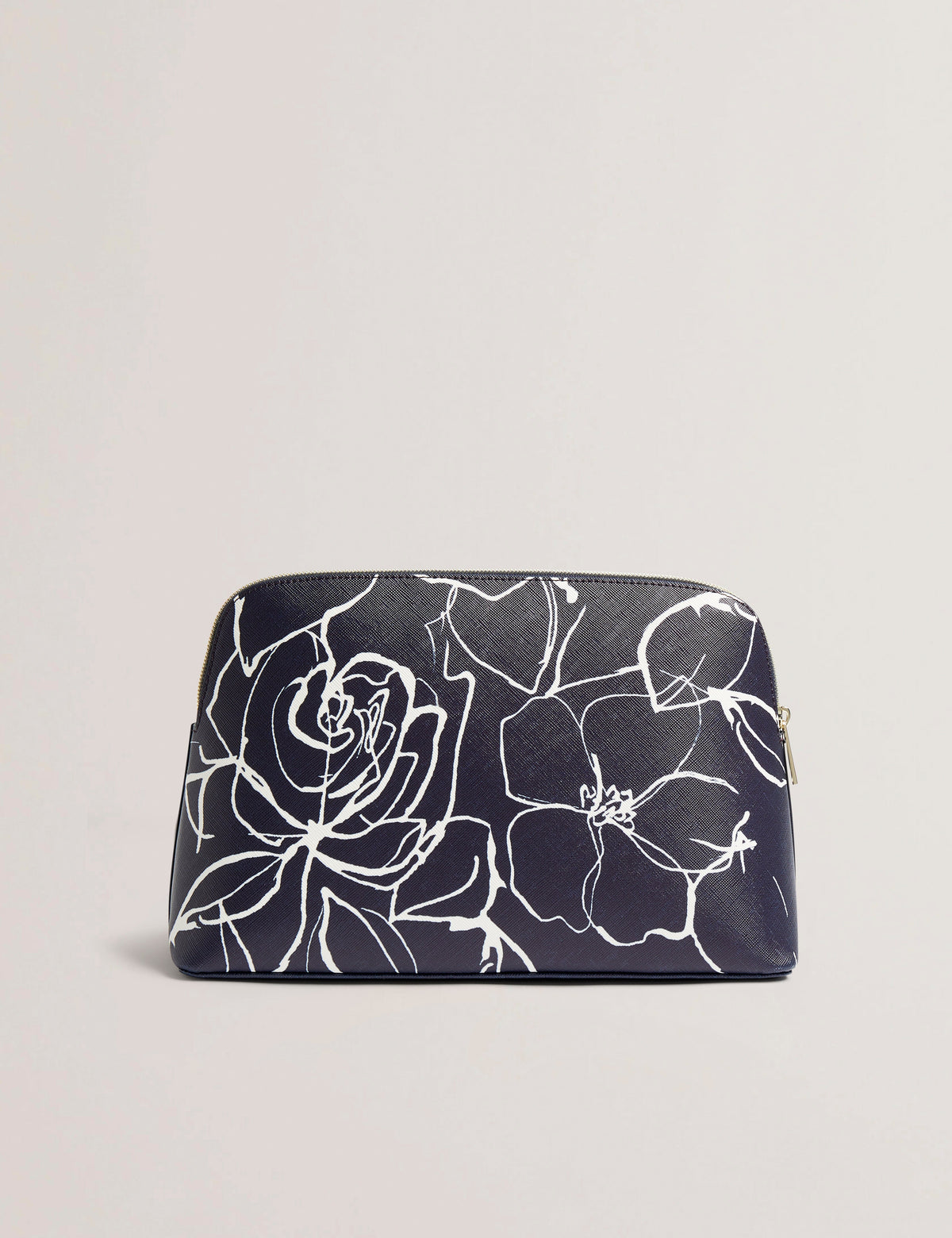 Women's ALIUMI-Linear Rose Large Washbag Navy