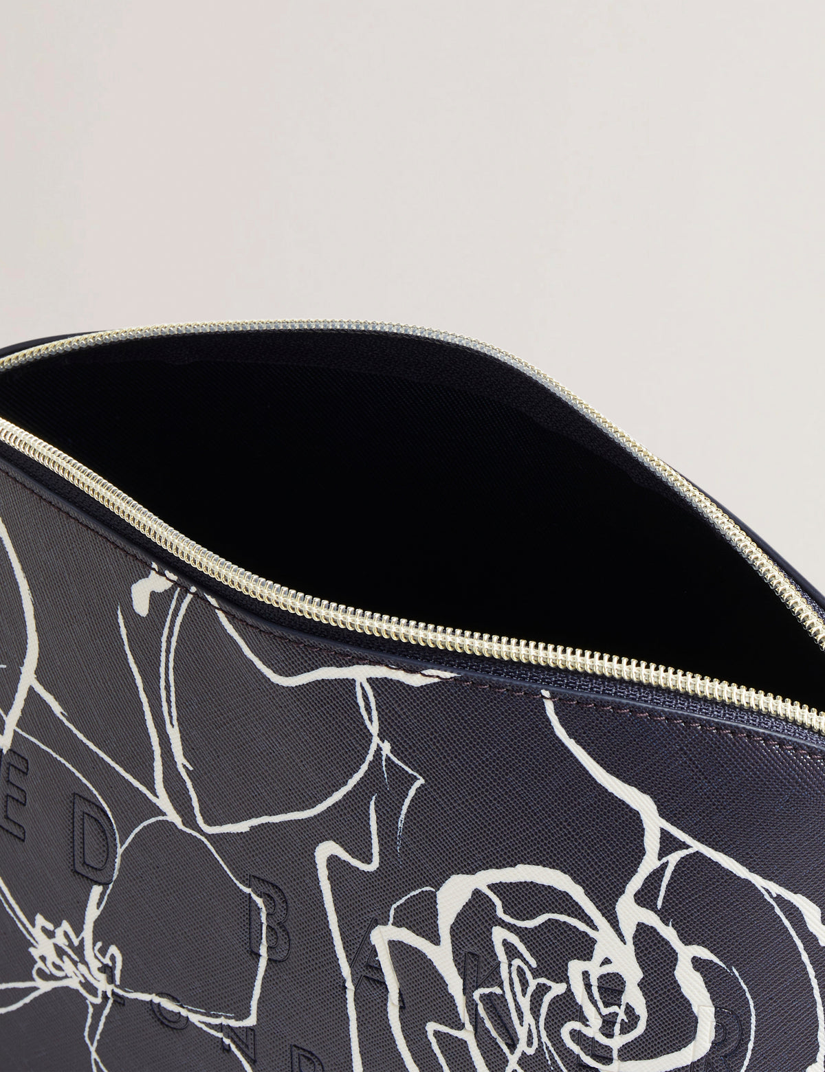 Women's ALIUMI-Linear Rose Large Washbag Navy