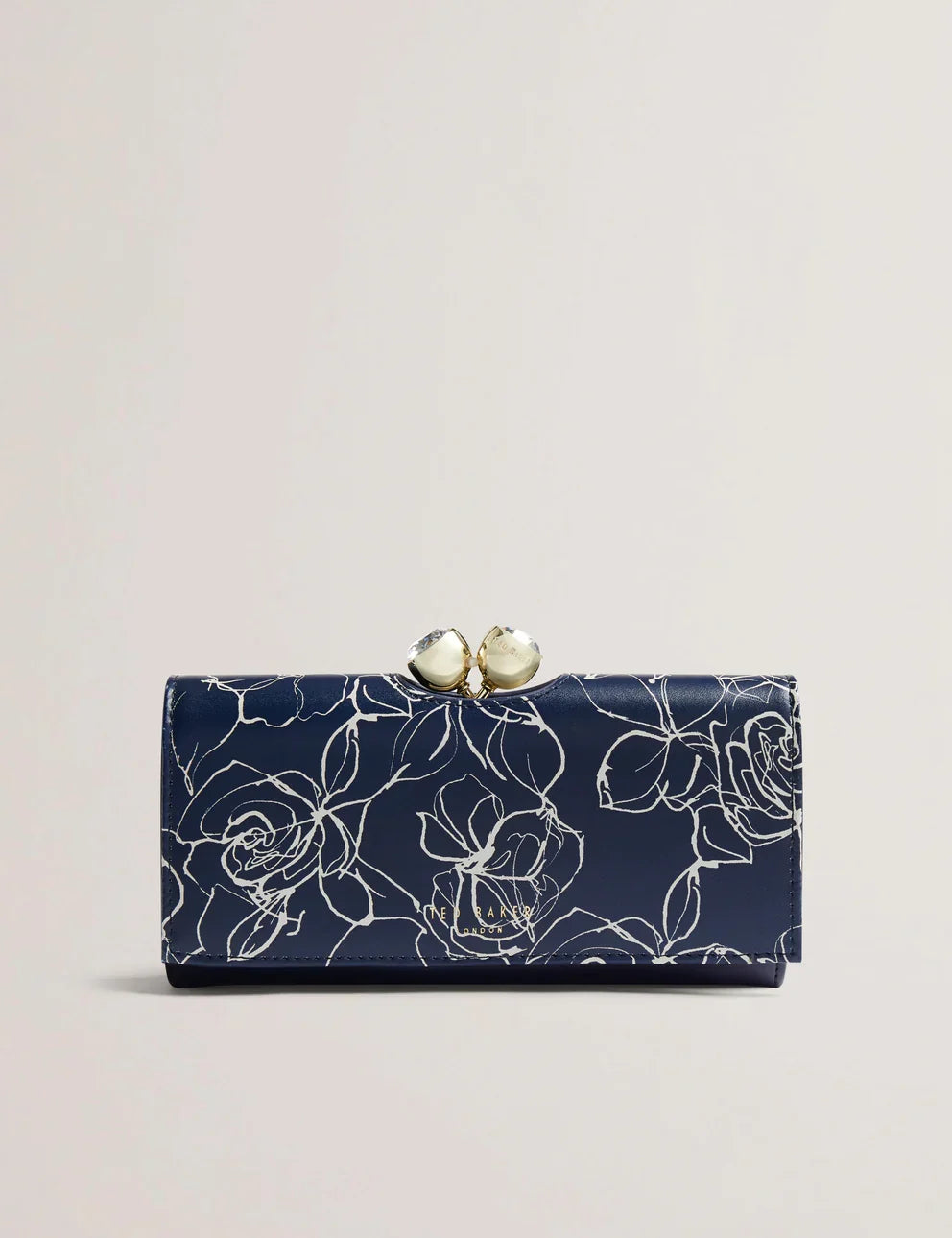 Women's ALIMEY-Linear Rose Large Bobble Purse