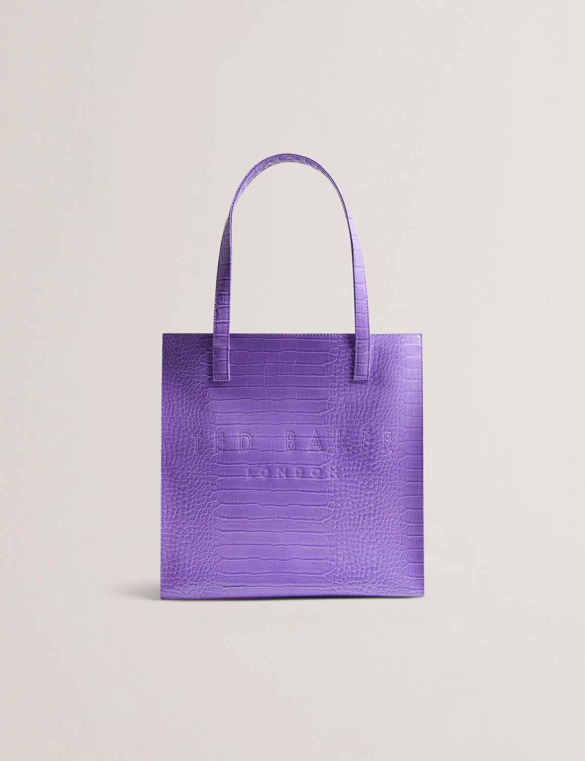 Women's CROCCON-Croc Effect Large Icon Bag