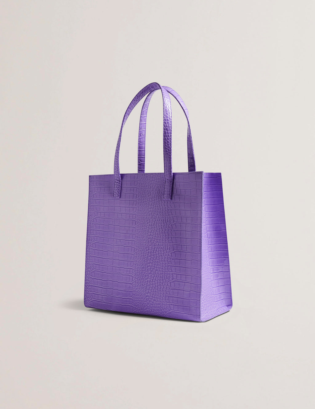 Women's CROCCON-Croc Effect Large Icon Bag