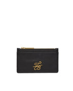 Women's MARLEAH-TB Script Zip Card Holder