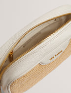 Women's BARDAS-Webbing Faux Raffia Camera Bag