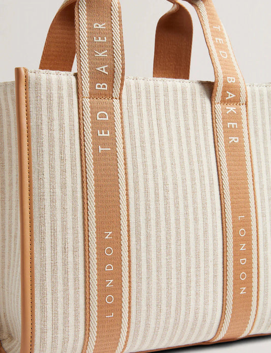 Womens HARLLEE-Striped Canvas Small Webbing Ted Baker South Africa Bellabags