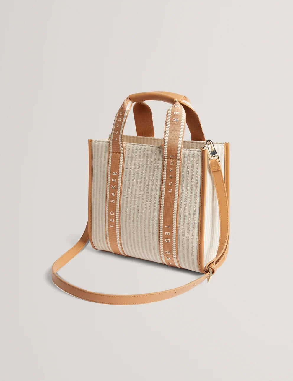 Women's HARLLEE-Striped Canvas Small Webbing