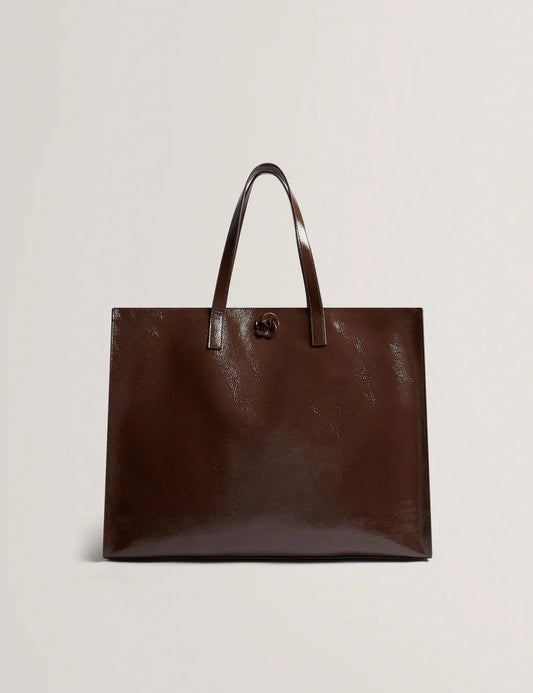 Women's ROUSAH-Rose Detail Tote Leather Bag Ted Baker South Africa Bellabags
