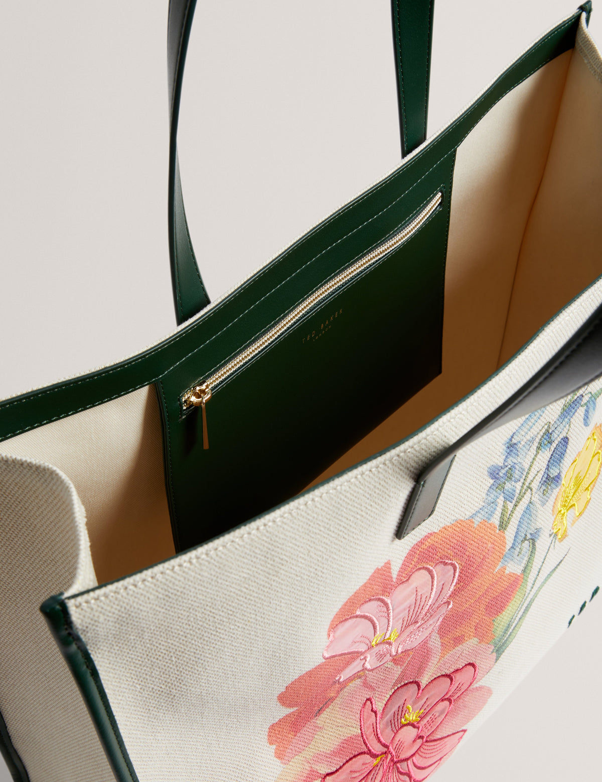TROPYCS: Print Detail Canvas Shopper