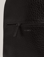 PERIIN: Pebbled PU Backpack