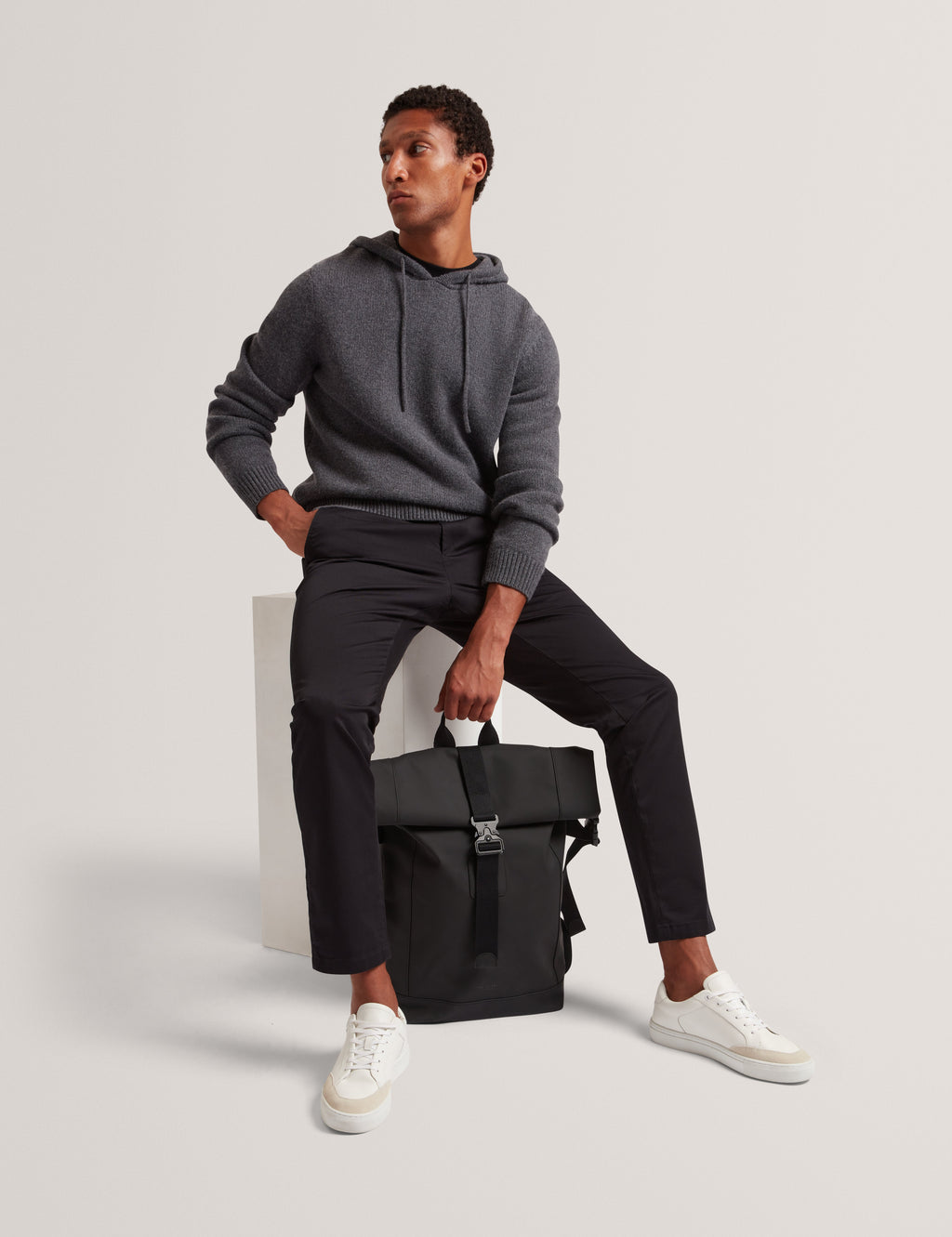 RIVERS: Rubberised PU Backpack