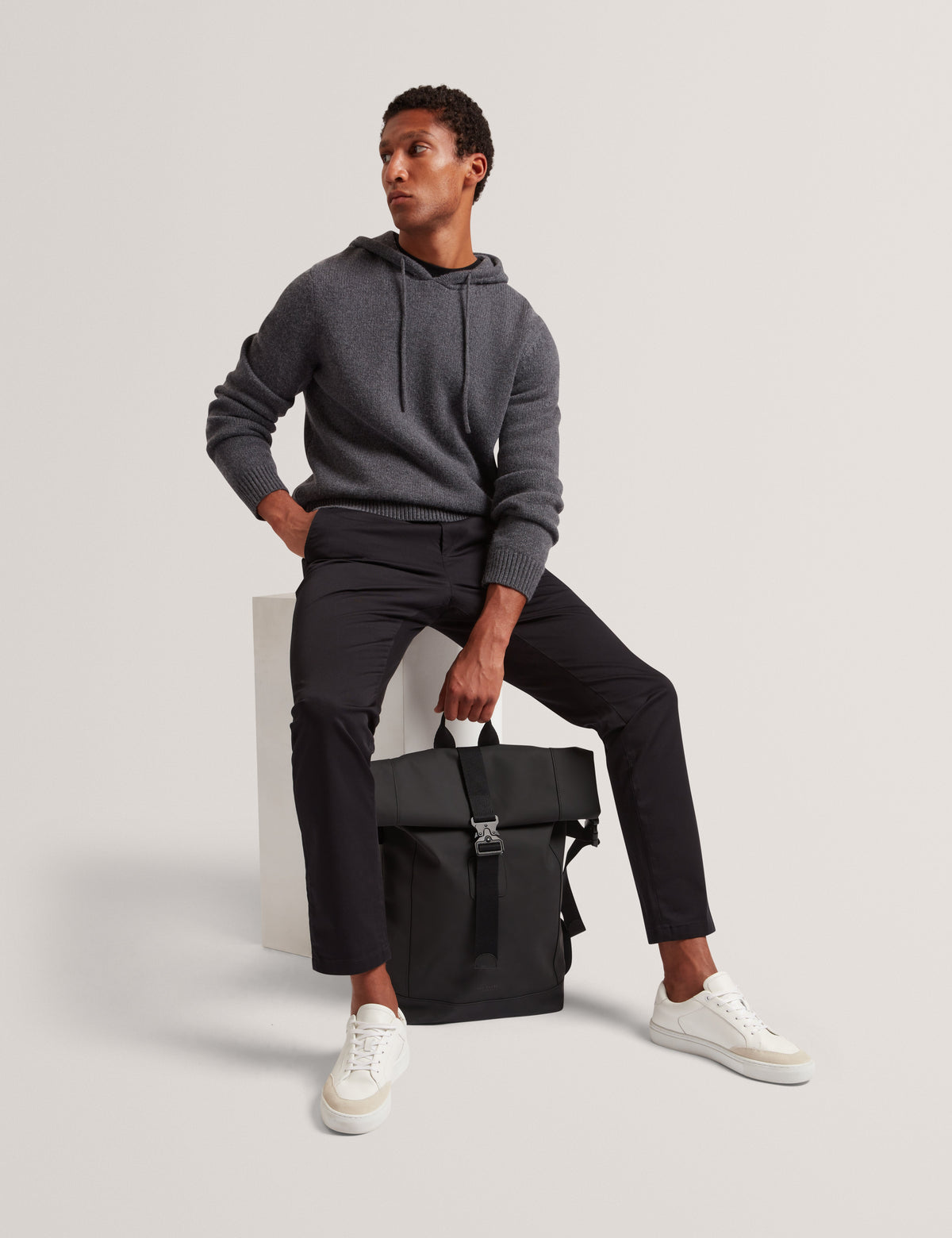 RIVERS: Rubberised PU Backpack