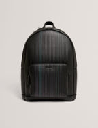 WALIIS: Printed Weave PU Backpack