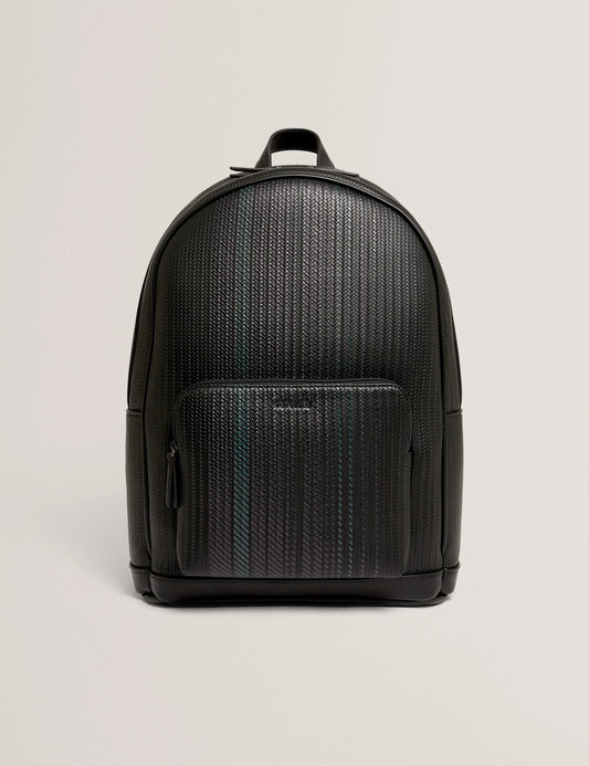 WALIIS: Printed Weave PU Backpack - Bellabags Ted Baker