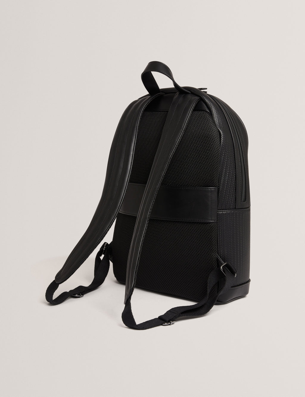 WALIIS: Printed Weave PU Backpack