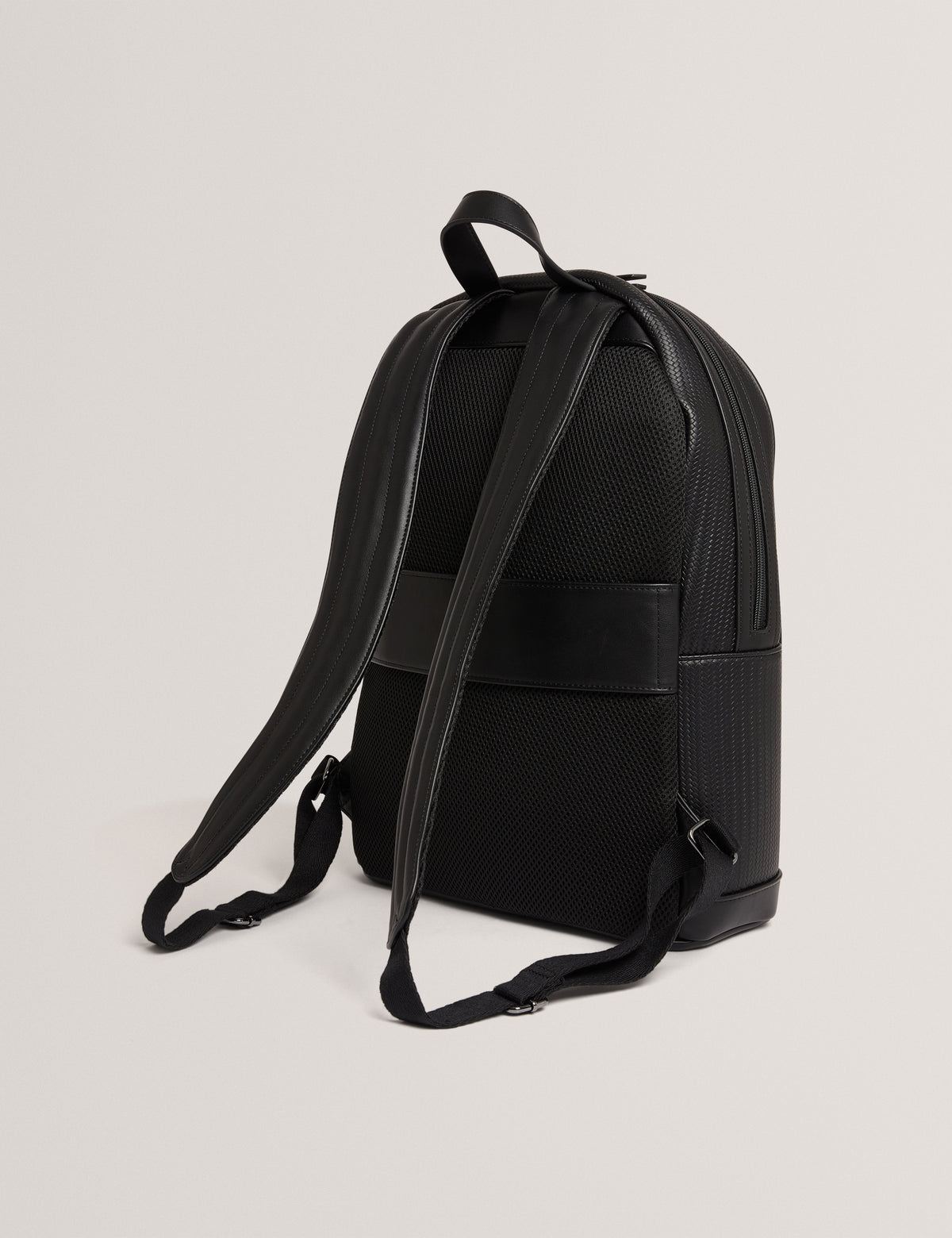 WALIIS: Printed Weave PU Backpack
