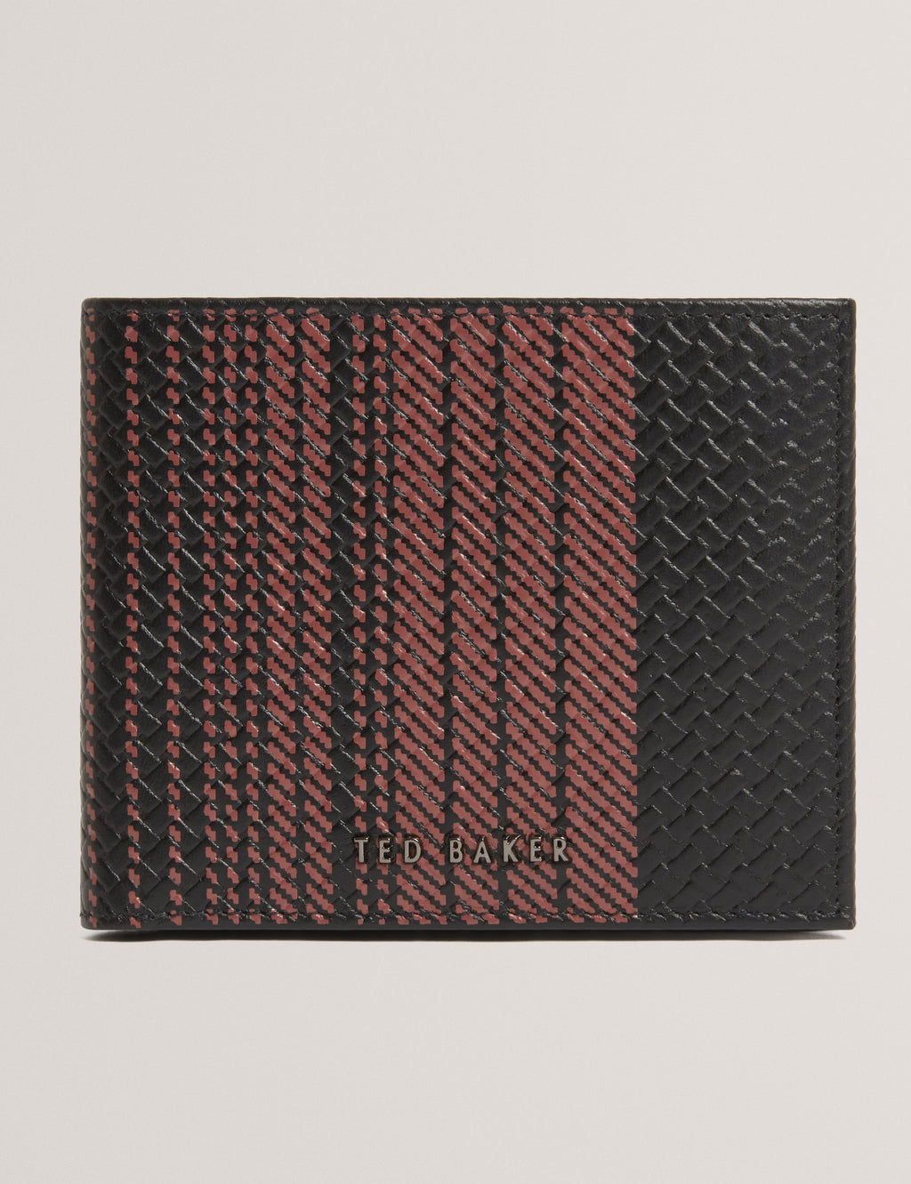 WATS: Printed Weave Leather Wallet