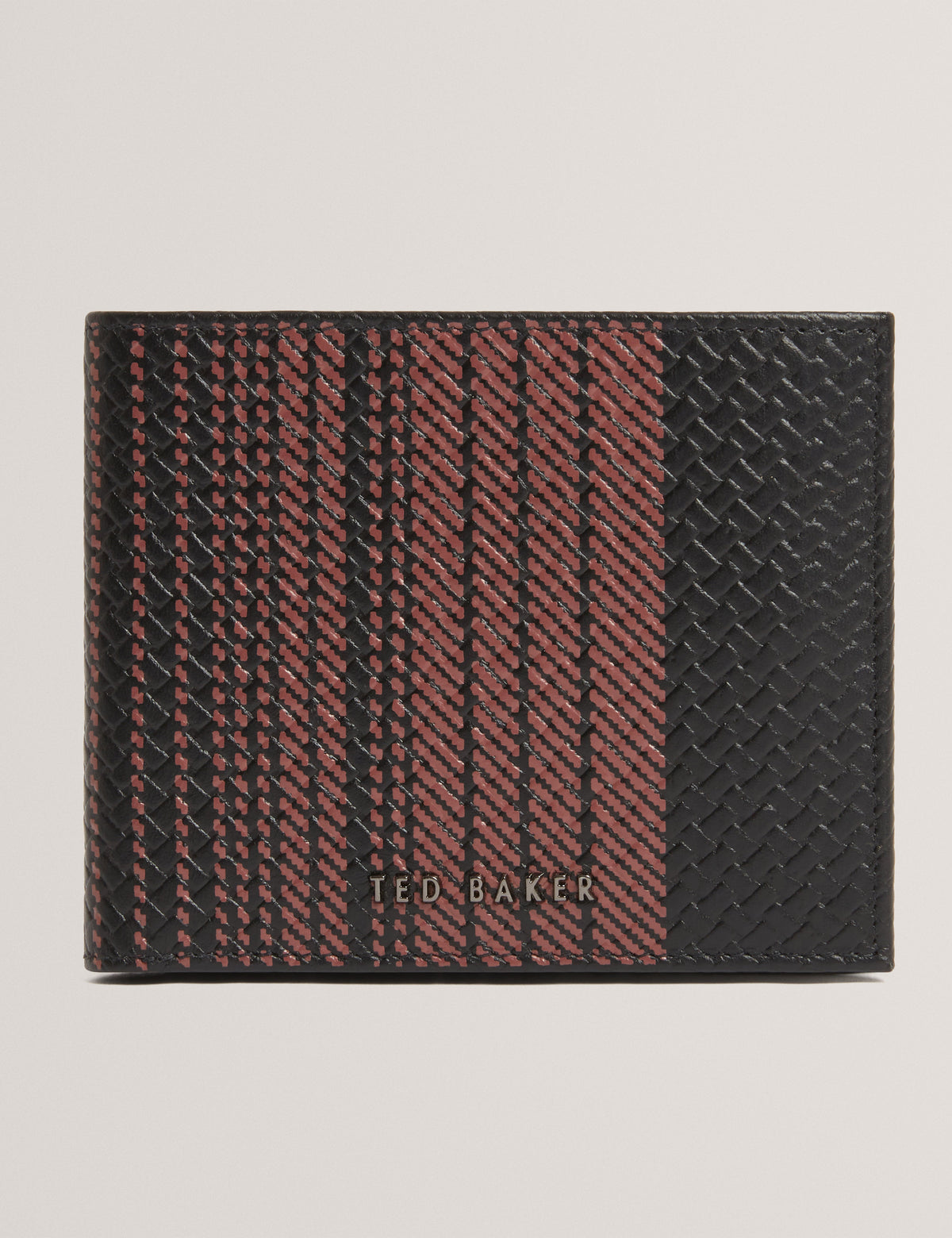 WATS: Printed Weave Leather Wallet