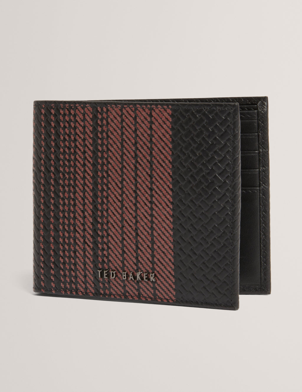 WATS: Printed Weave Leather Wallet