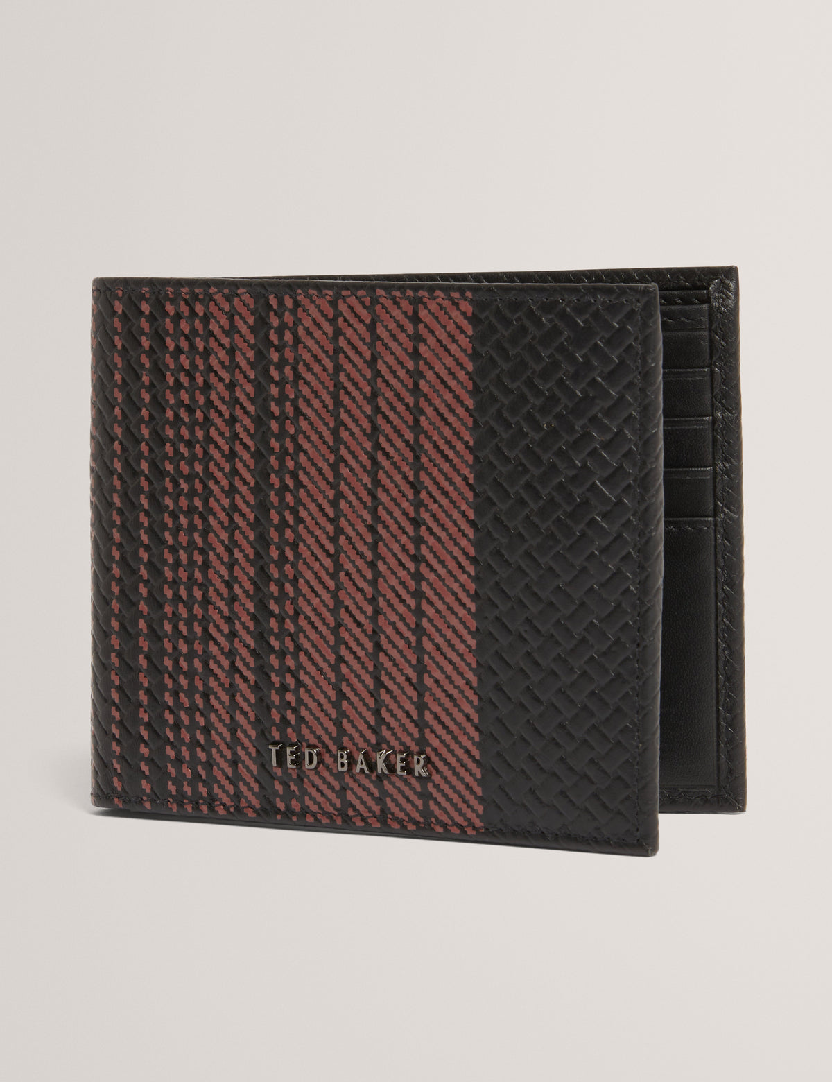 WATS: Printed Weave Leather Wallet