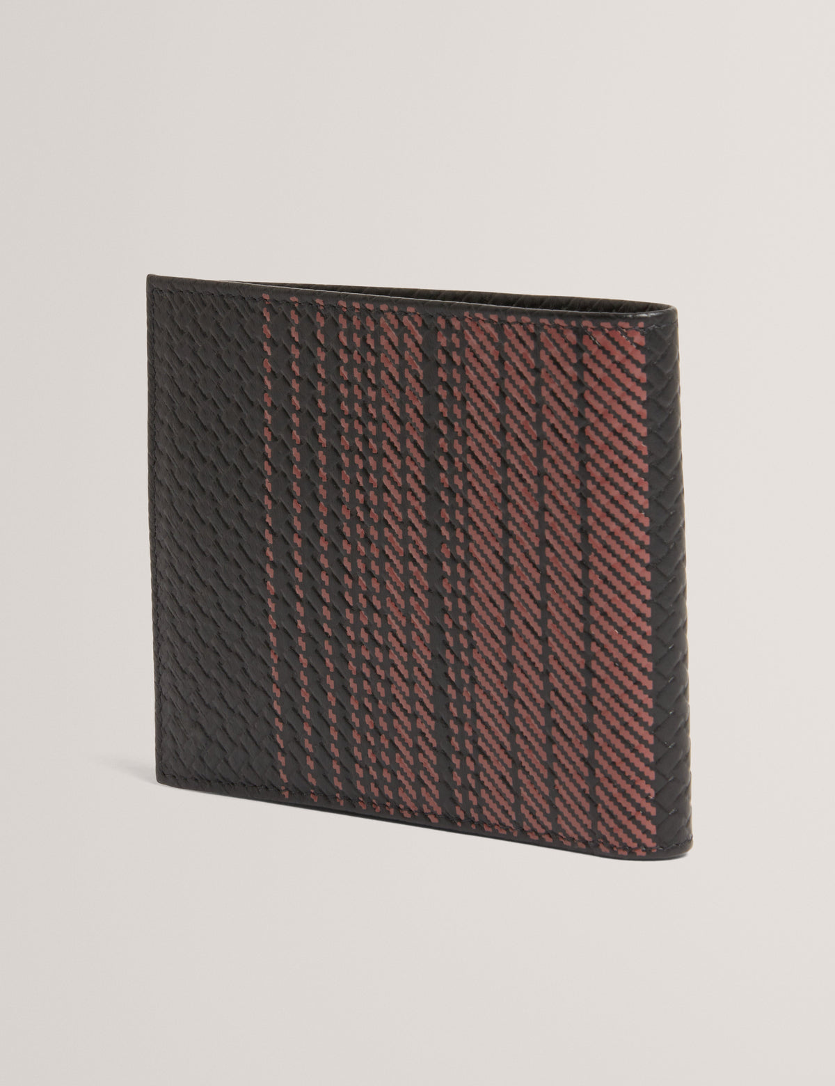WATS: Printed Weave Leather Wallet
