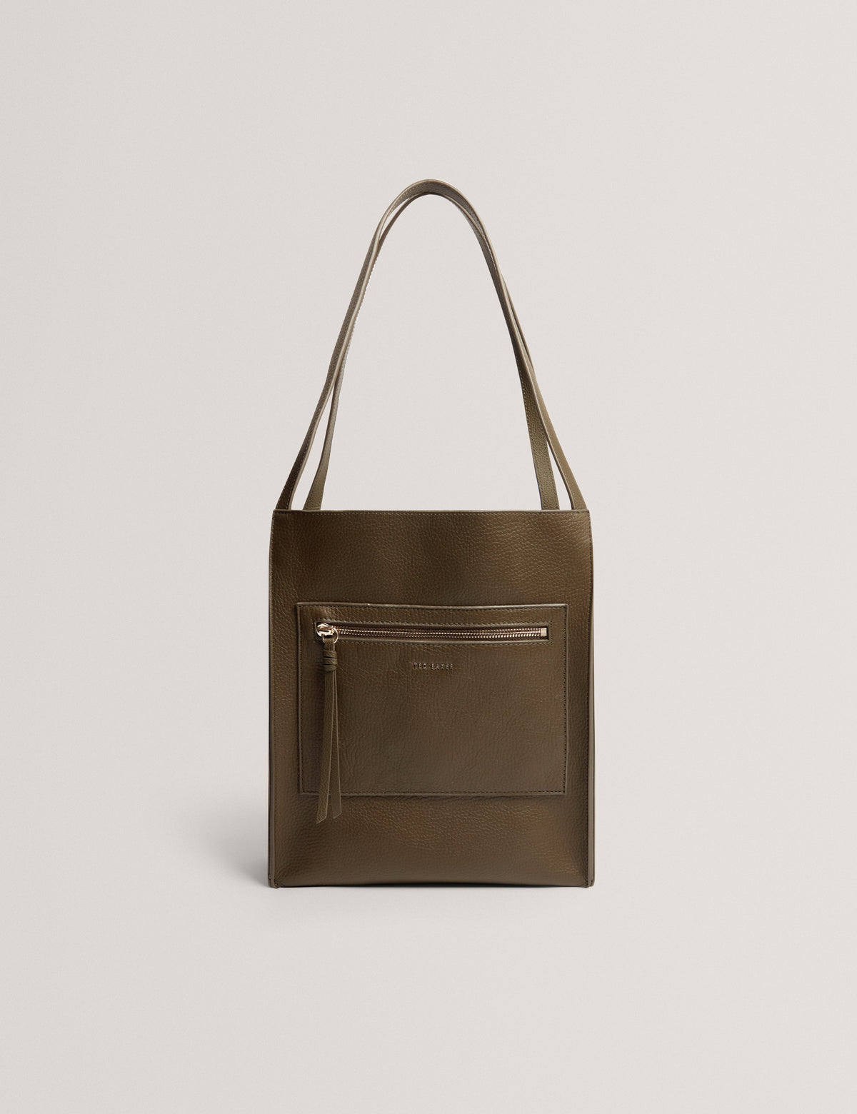 TAALA: Soft Slouch Small Leather Tote