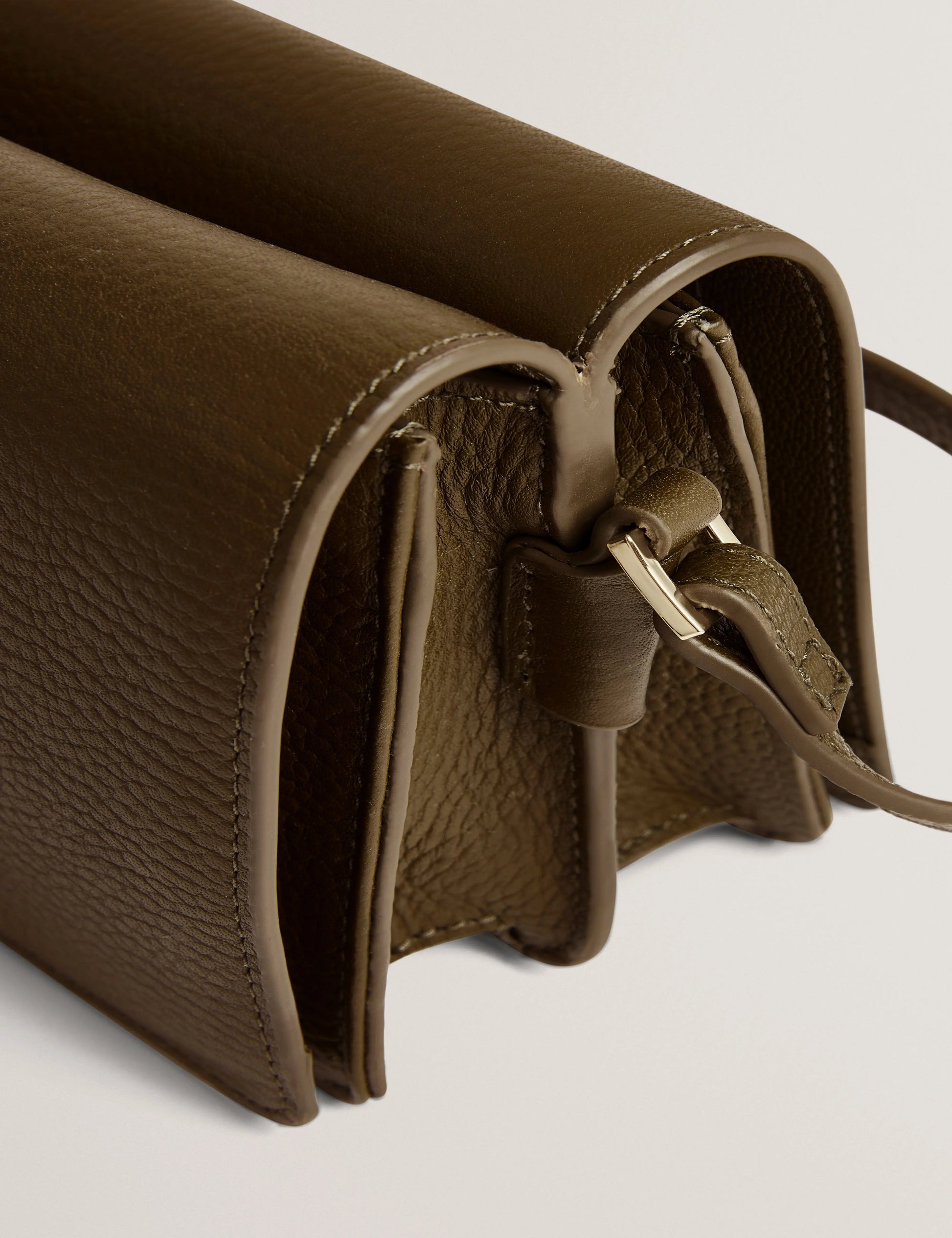 TWYYLA: Leather Elongated Shoulder Bag - Bellabags Ted Baker