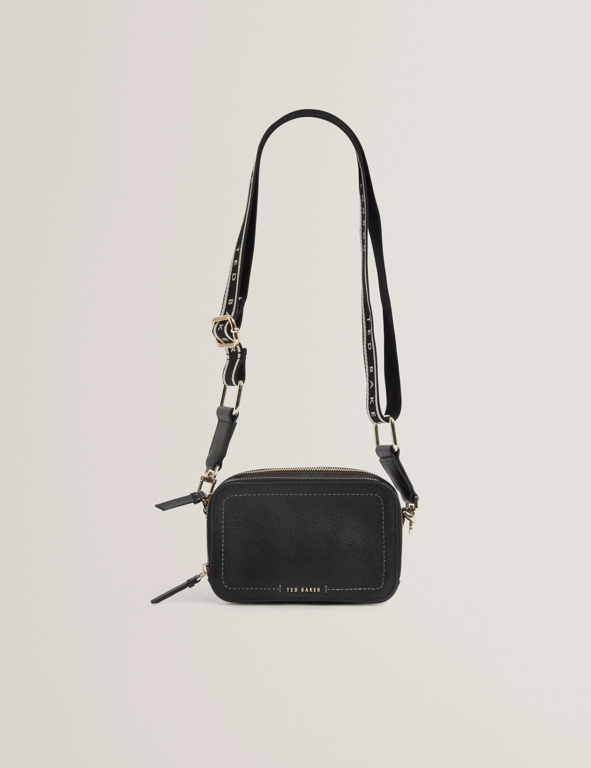 LINZIE: Webbing Leather Small Crossbody Camera Bag - Bellabags Ted Baker