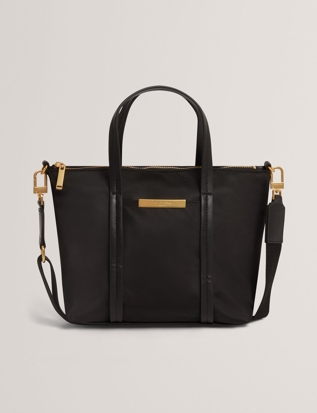 NYKKIE: Nylon Mini Crossbody Tote Bag