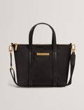 NYKKIE: Nylon Mini Crossbody Tote Bag