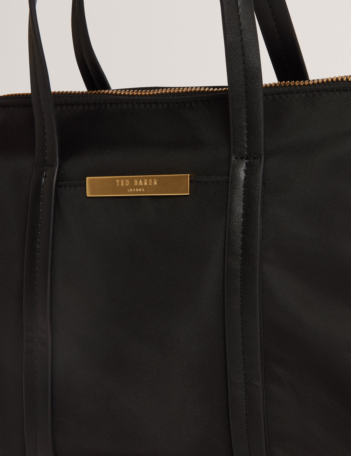 NYKKIE: Nylon Mini Crossbody Tote Bag