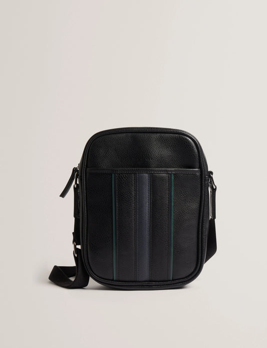 KEIIGAN: Stripe PU Flight Bag - Bellabags Ted Baker