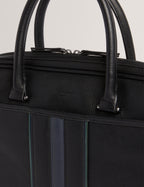 KENRIIK: Stripe PU Document Bag